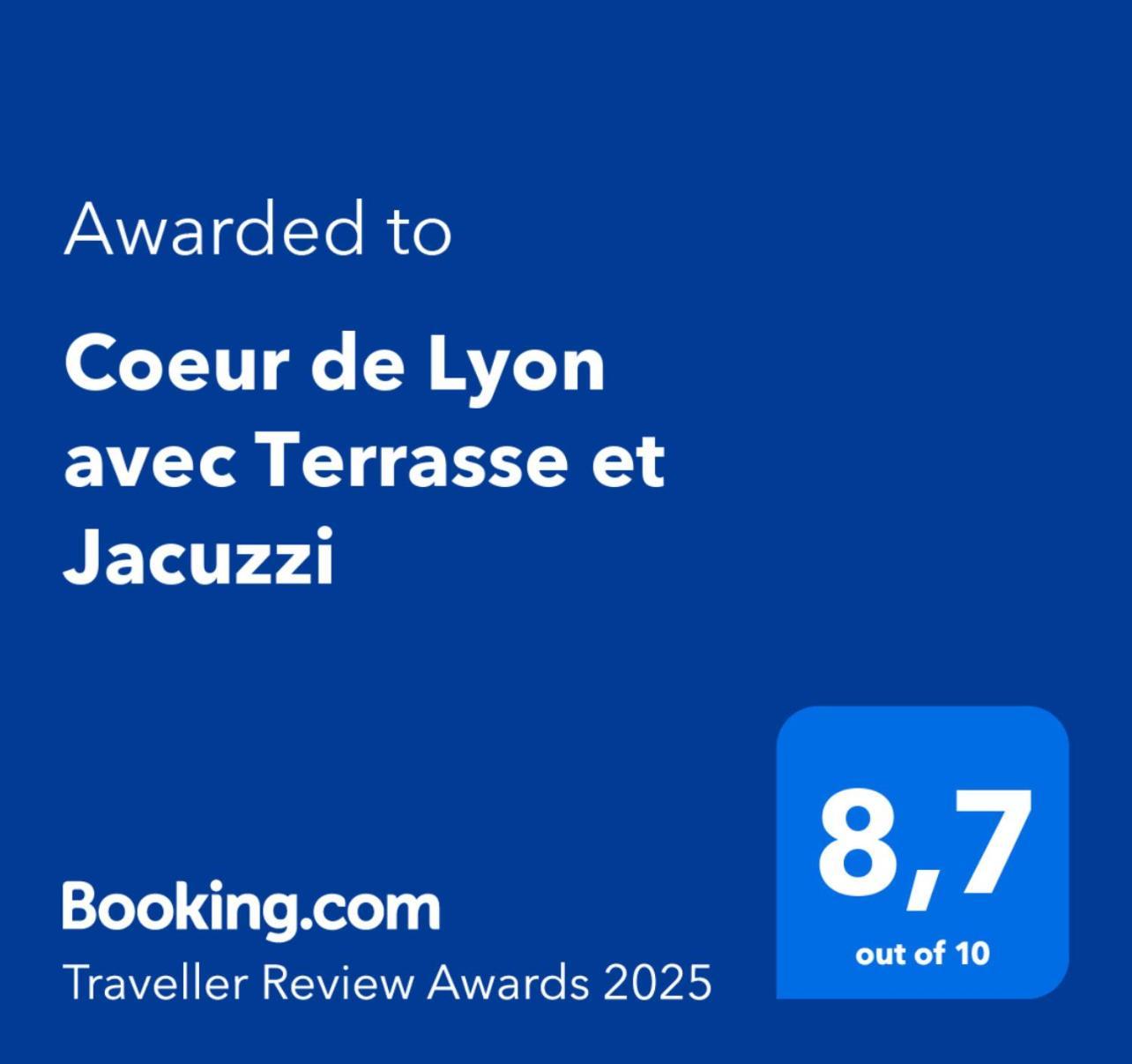Coeur De Lyon Avec Terrasse Et Jacuzzi Daire Dış mekan fotoğraf